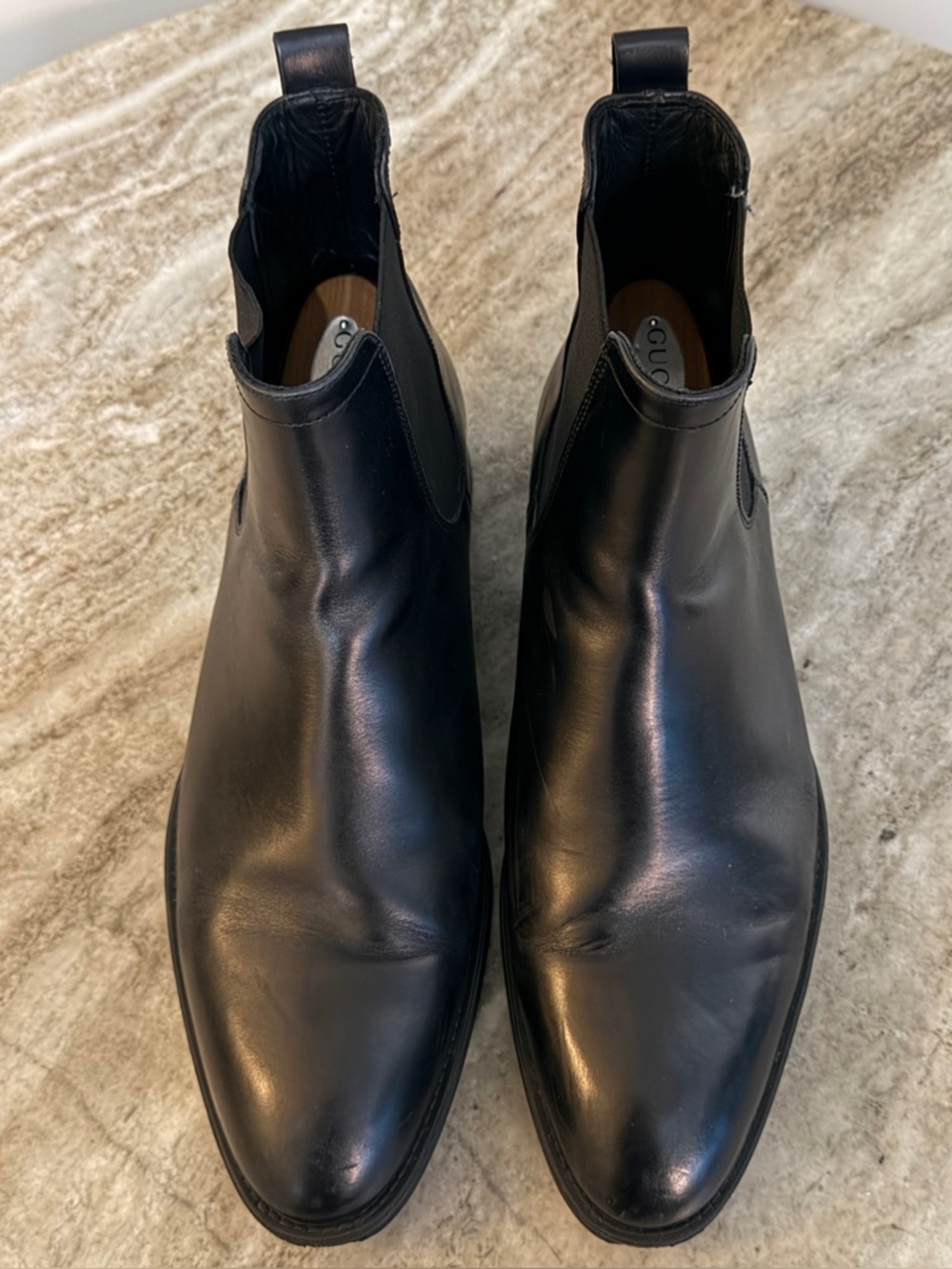 PAUL STUART LEATHER CHELSEA BOOT US 10.5 RM $700 WILLIAMS PULL ON